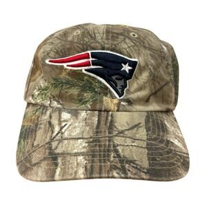 New England Patriots Camo Hat Adjustable Strap Dad Cap Camouflage NFL Pats